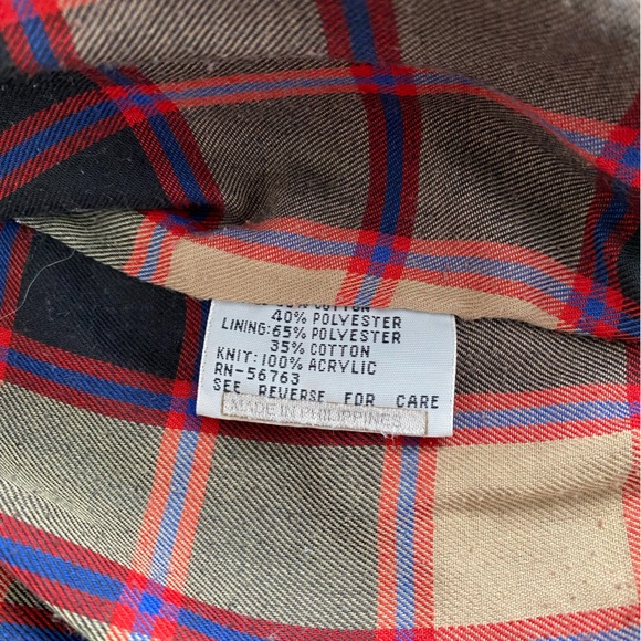 VTG Sears Roebuck and Co. Black Bomber Jacket Mens XL - Picture 7 of 8